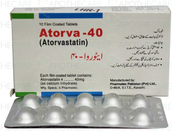 Atorva 40mg Tablet Uses, Side-Effects, and Price