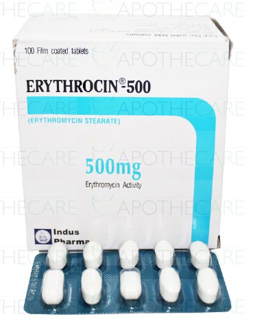 Erythrocin 500mg Tablet Uses, Side-Effects, and Price